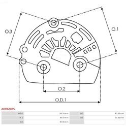 Ochranná krytka alternátora AS-PL ABR6208S - obr. 1