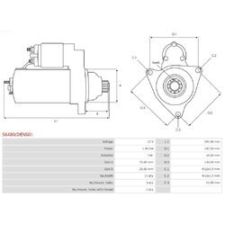 Štartér AS-PL S6480(DENSO) - obr. 4