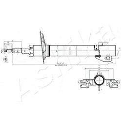 Tlmič pérovania ASHIKA MA-00552 - obr. 1