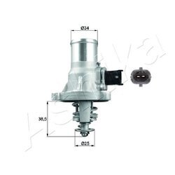 Termostat chladenia ASHIKA 38-0W-W11 - obr. 1