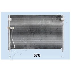 Kondenzátor klimatizácie ASHIKA CND253016