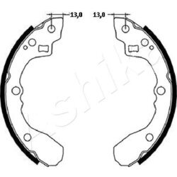 Sada brzdových čeľustí ASHIKA 55-K0-012