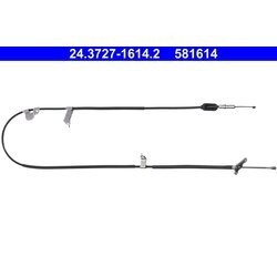 Ťažné lanko parkovacej brzdy ATE 24.3727-1614.2 - obr. 1