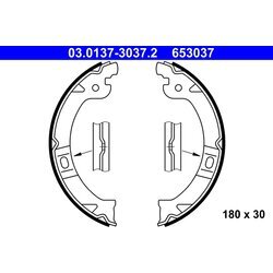 Sada brzd. čeľustí parkov. brzdy ATE 03.0137-3037.2
