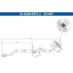 Brzdová hadica ATE 24.5298-0572.3