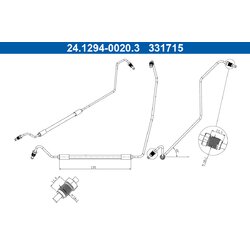 Brzdová hadica ATE 24.1294-0020.3