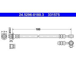 Brzdová hadica ATE 24.5296-0180.3