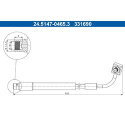 Brzdová hadica ATE 24.5147-0465.3