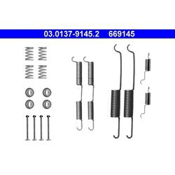 Sada príslušenstva brzdovej čeľuste ATE 03.0137-9145.2