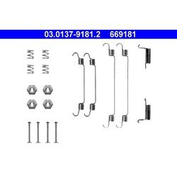 Sada príslušenstva brzdovej čeľuste ATE 03.0137-9181.2