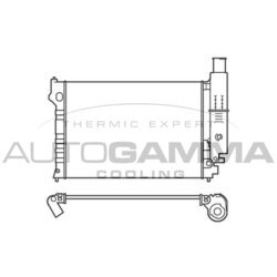 Chladič motora AUTOGAMMA 100215