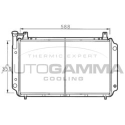 Chladič motora AUTOGAMMA 100644