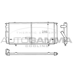 Chladič motora AUTOGAMMA 100867