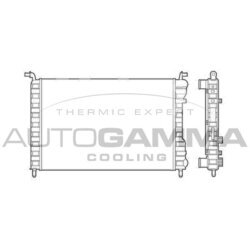Chladič motora AUTOGAMMA 101188