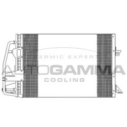 Kondenzátor klimatizácie AUTOGAMMA 101601