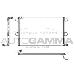 Kondenzátor klimatizácie AUTOGAMMA 101602