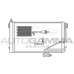 Kondenzátor klimatizácie AUTOGAMMA 102702
