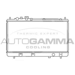 Chladič motora AUTOGAMMA 103056