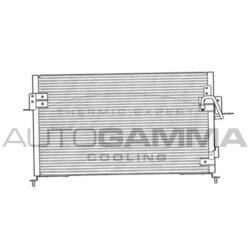 Kondenzátor klimatizácie AUTOGAMMA 103288