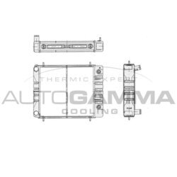Chladič motora AUTOGAMMA 103361