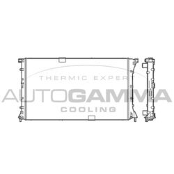 Chladič motora AUTOGAMMA 103601
