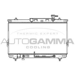 Chladič motora AUTOGAMMA 104070