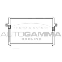 Kondenzátor klimatizácie AUTOGAMMA 104098