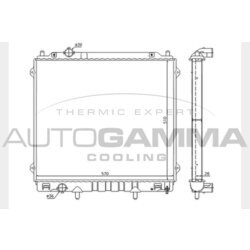 Chladič motora AUTOGAMMA 104645