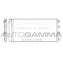 Kondenzátor klimatizácie AUTOGAMMA 105538