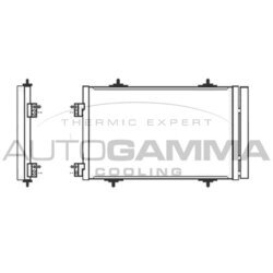 Kondenzátor klimatizácie AUTOGAMMA 105584
