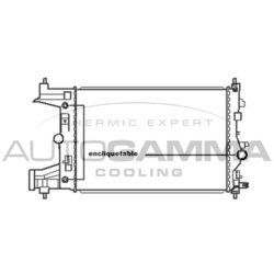 Chladič motora AUTOGAMMA 105669