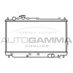 Chladič motora AUTOGAMMA 105800