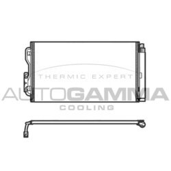 Kondenzátor klimatizácie AUTOGAMMA 107157