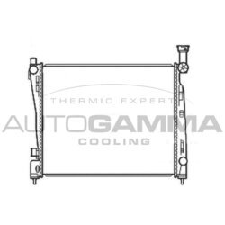 Chladič motora AUTOGAMMA 107221