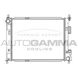 Chladič motora AUTOGAMMA 107489