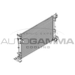Chladič motora AUTOGAMMA 107541