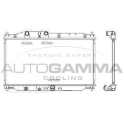 Chladič motora AUTOGAMMA 107544