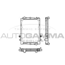 Chladič motora AUTOGAMMA 400074