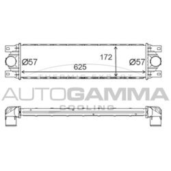 Chladič plniaceho vzduchu AUTOGAMMA 403624