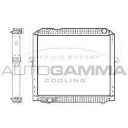 Chladič motora AUTOGAMMA 405534