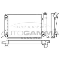 Chladič motora AUTOGAMMA 100040