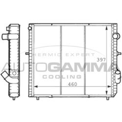 Chladič motora AUTOGAMMA 101239P
