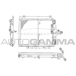 Kondenzátor klimatizácie AUTOGAMMA 101696