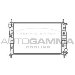 Chladič motora AUTOGAMMA 102070