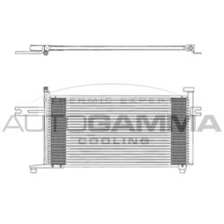 Kondenzátor klimatizácie AUTOGAMMA 102722