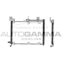 Kondenzátor klimatizácie AUTOGAMMA 102792