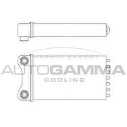Výmenník tepla vnútorného kúrenia AUTOGAMMA 102987