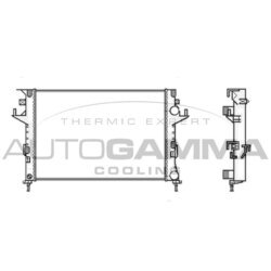 Chladič motora AUTOGAMMA 103031