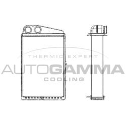 Výmenník tepla vnútorného kúrenia AUTOGAMMA 103247
