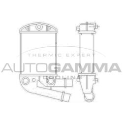 Chladič plniaceho vzduchu AUTOGAMMA 103414